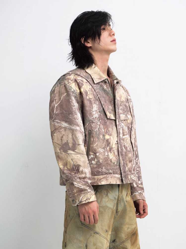 Camouflage work jacket