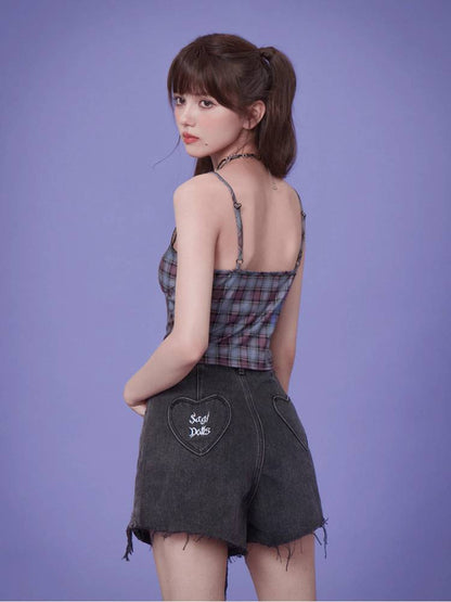 Cute plaid camisole