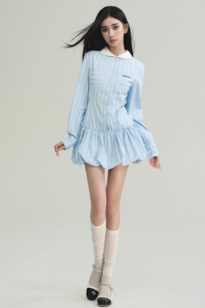 Anne Windsor College Girl Shirt Dress Set-Up