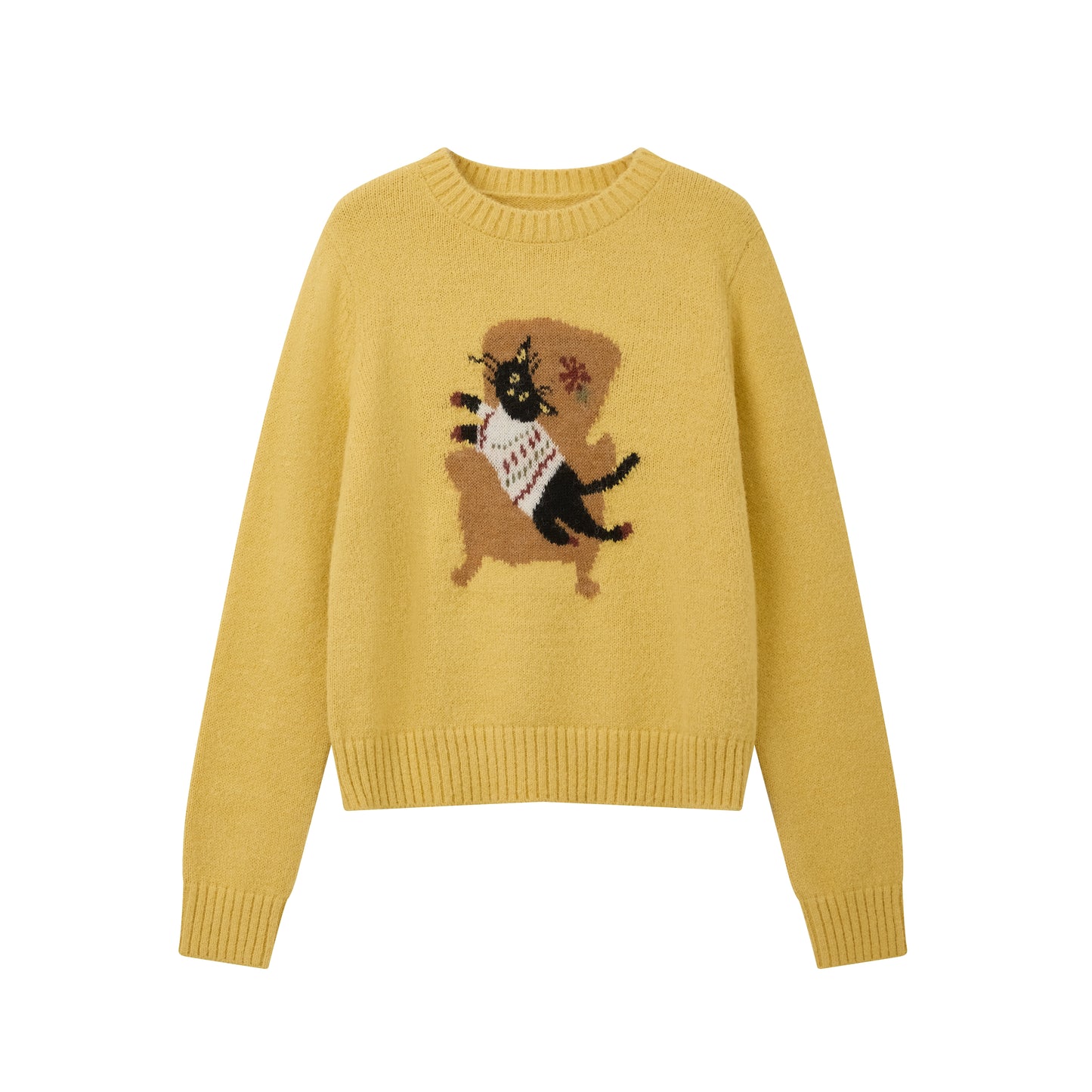 Mohair Room Cat Sweater Set-Up
