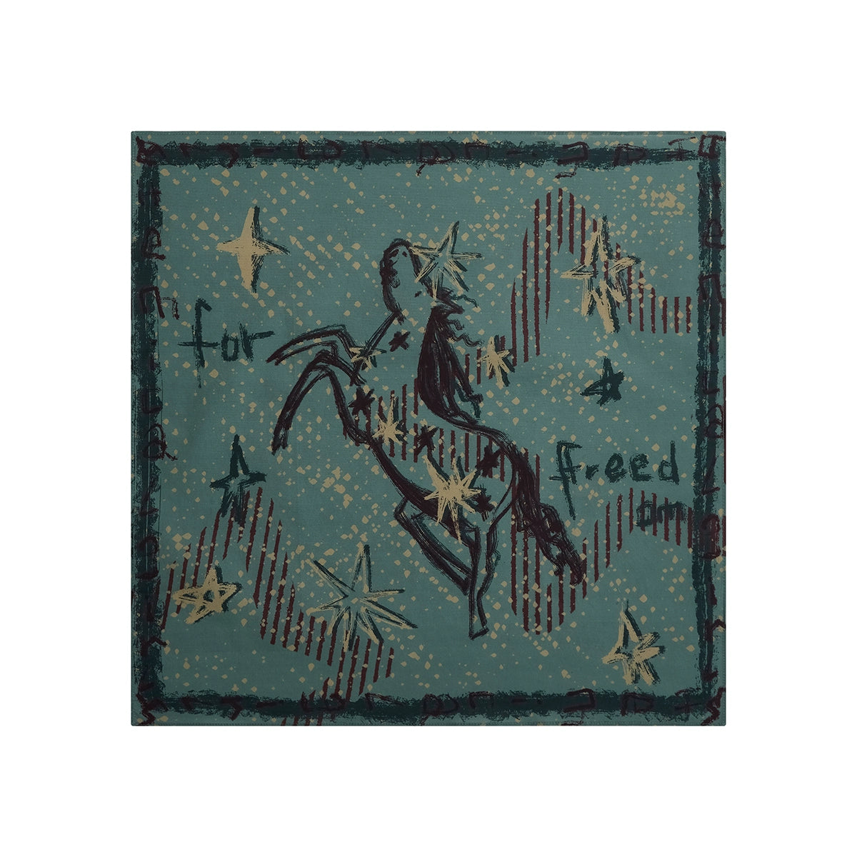 Star Horse Silk Scarf