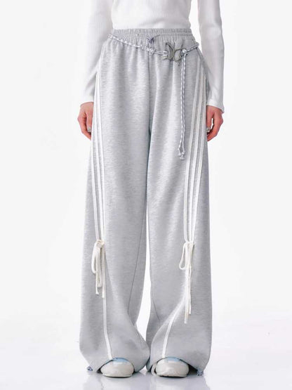 Straight wide leg casual sweatpants