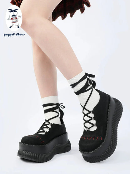 Mary Jane platform shoes