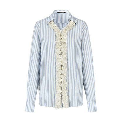 Three Dimensional Lace Shirt