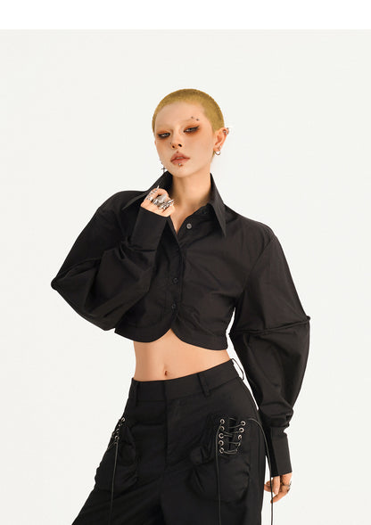 Minimalist High-Waist Wide-Leg Pants