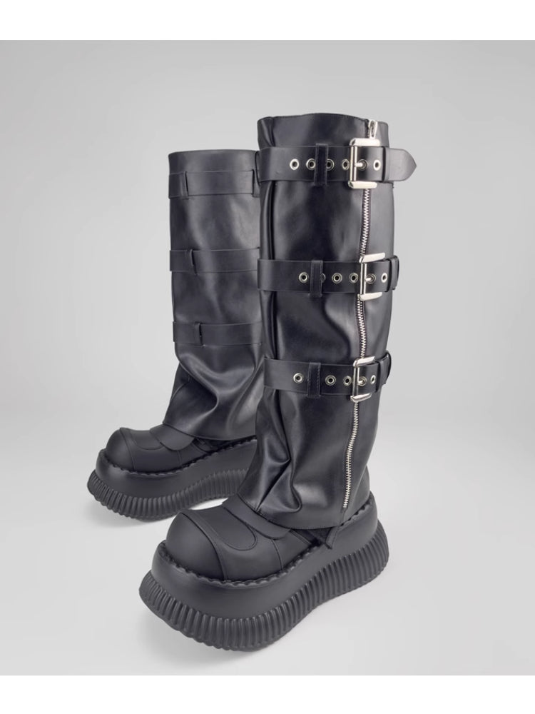 Original black motorcycle boots