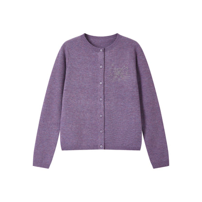 Little Cat Patchwork Cardigan