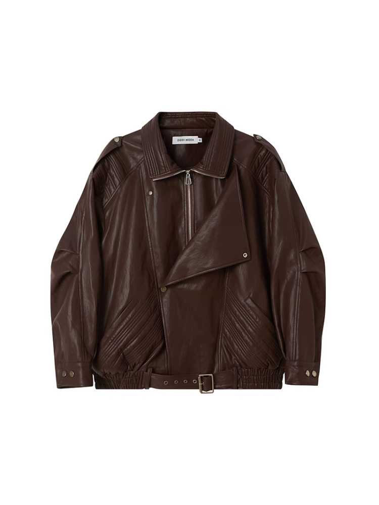 Retro leather jacket