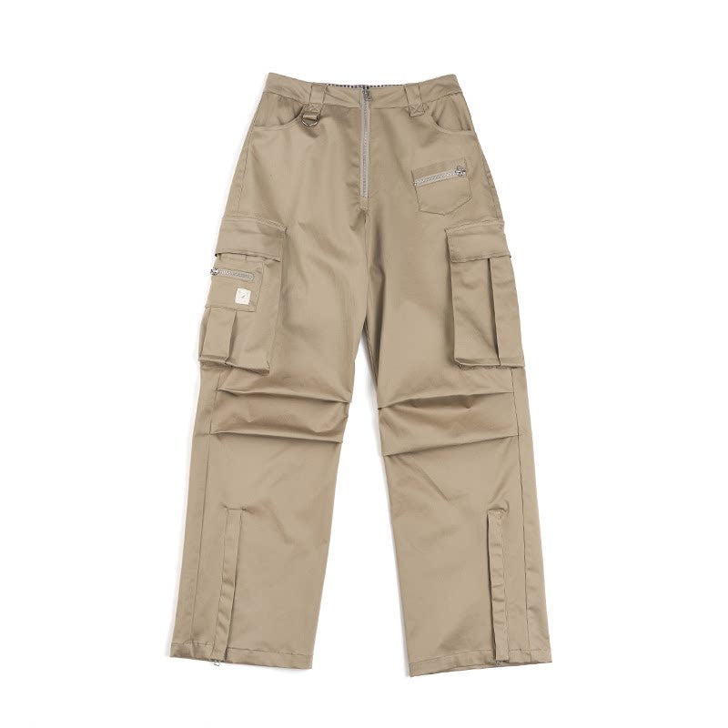 Vintage Pleated Workwear Pants