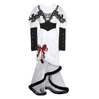 Winter Carol Gothic Mermaid Dress