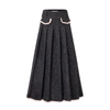 Black pleated skirt