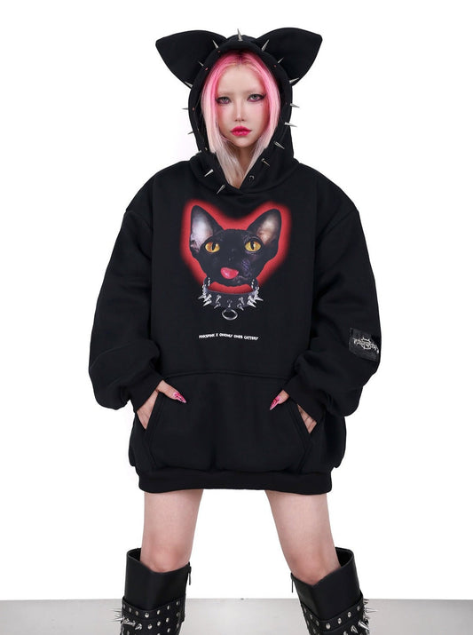 Cat Ears Hooded Jacket