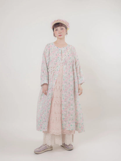 Floral doll style long dress