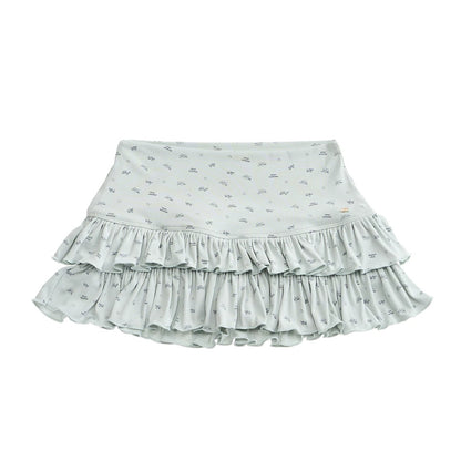 Floral Ruffled Cake Skirt