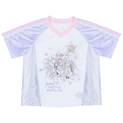 Y2K-Dreamcore-Patchwork-Trikot