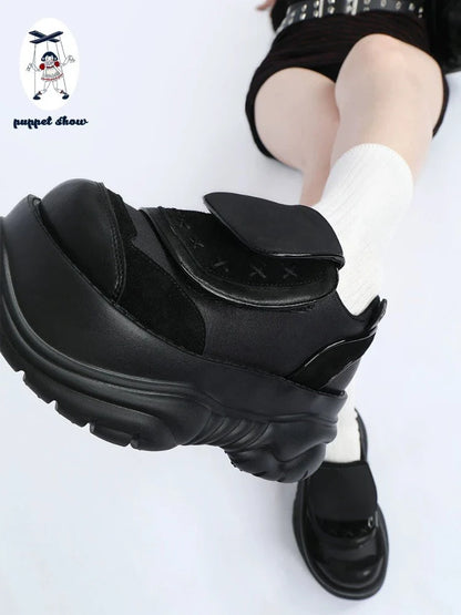 Punk style platform shoes