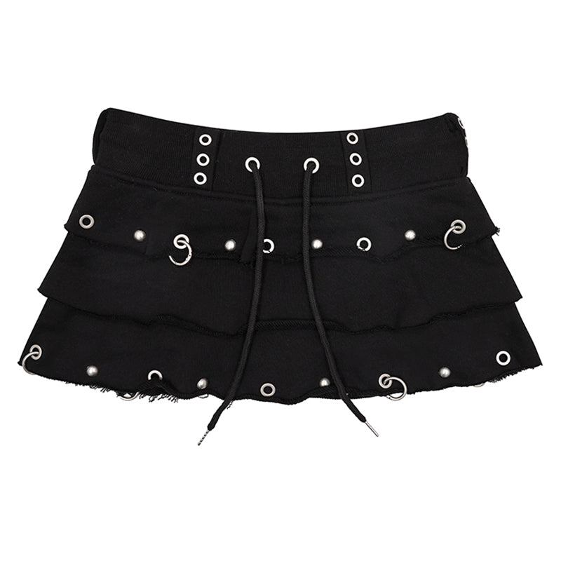 Spiked Elegance Skirt