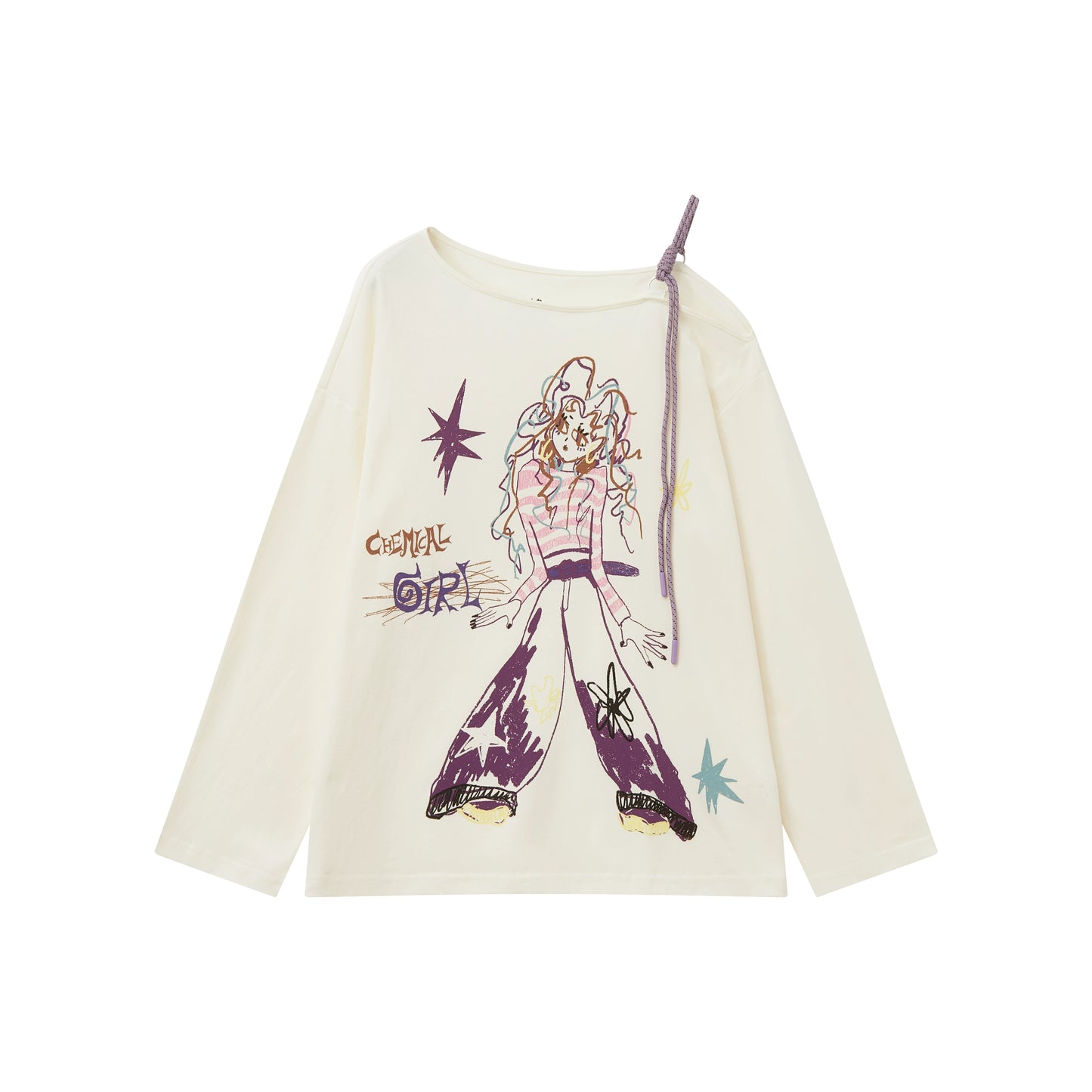 Autumn Off-Shoulder Long Sleeve Top