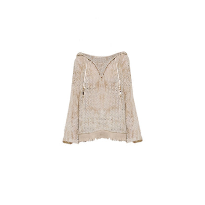 Original Neo-Bohemian Hooded Blouse