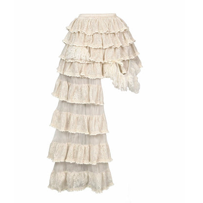 Lace Cake Irregular Multi-Layer Skirt