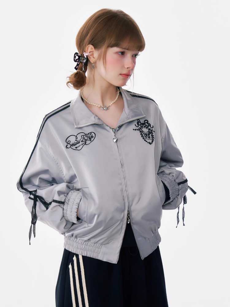 Retro sports style jacket