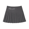 Dark grey Versatile pleated skirt