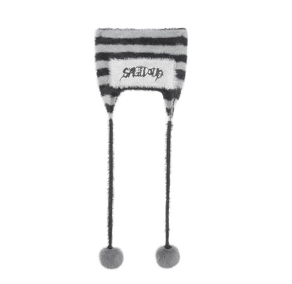 Faux Mink Cat Ear Hat