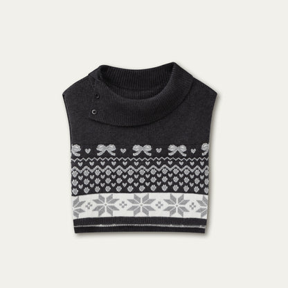 Double-Breasted Fur Collar Coat Set-Up