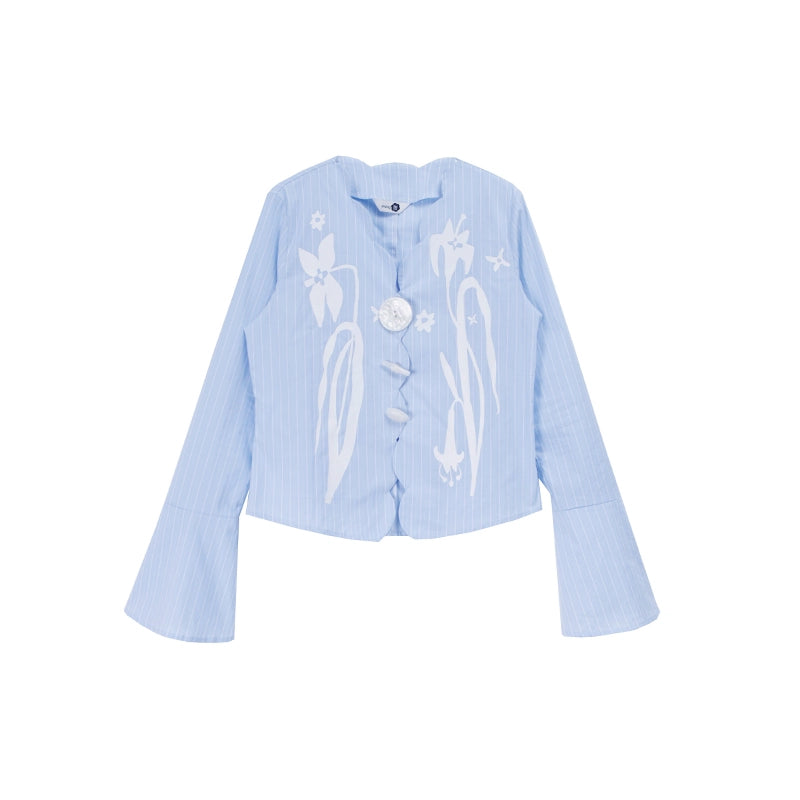 Vintage Lily Flared Sleeve Shirt