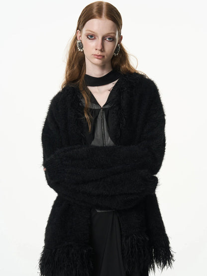 Imitation mink loose thick coat