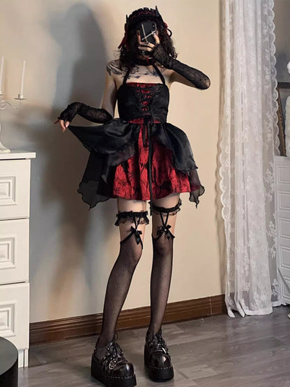 Dark princess tutu skirt dress