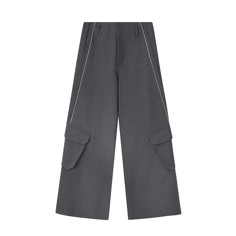 Relaxed Silhouette Split Pants