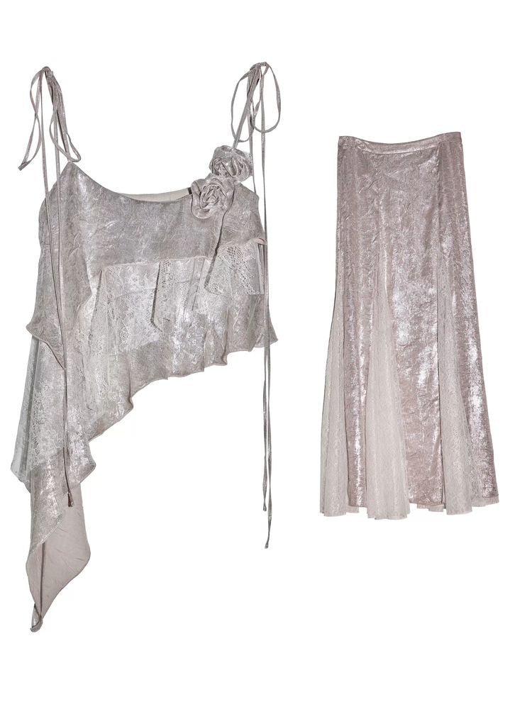 Gorgeous camisole and skirt set