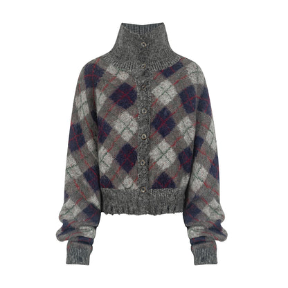 Spicy Loose Plaid Sweater