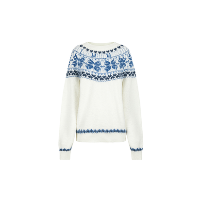 Fair Island Jacquard Knit Sweater Top