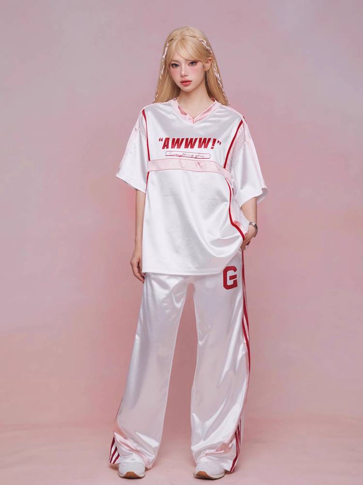 Oversized loose t-shirt and pants