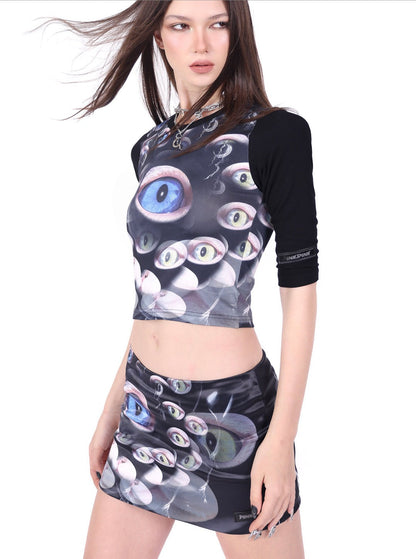 Eyeball Concept Long Sleeve T-Shirt