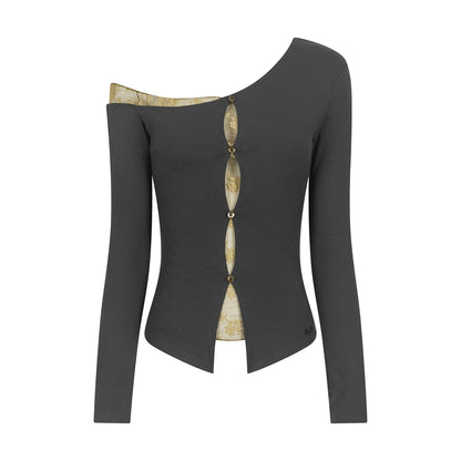 One-Sided Knitted T-Shirt