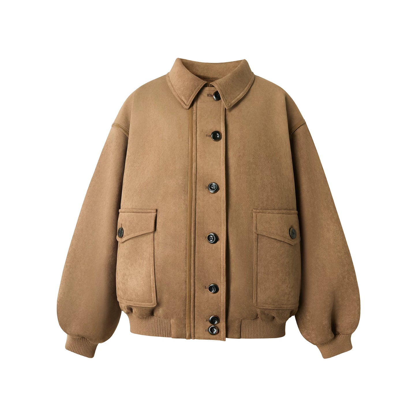 Retro Kunstlederjacke