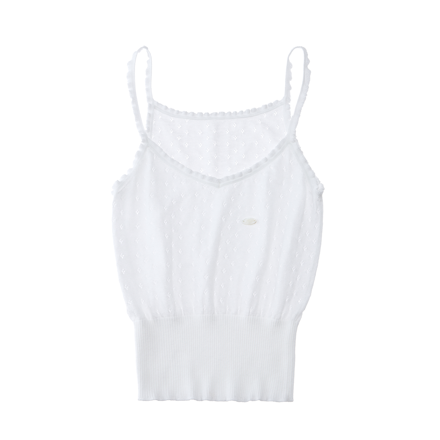 Retro Lace Knitted Vest