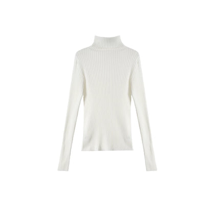 Soft Cloud Ribbed Turtleneck Sweater