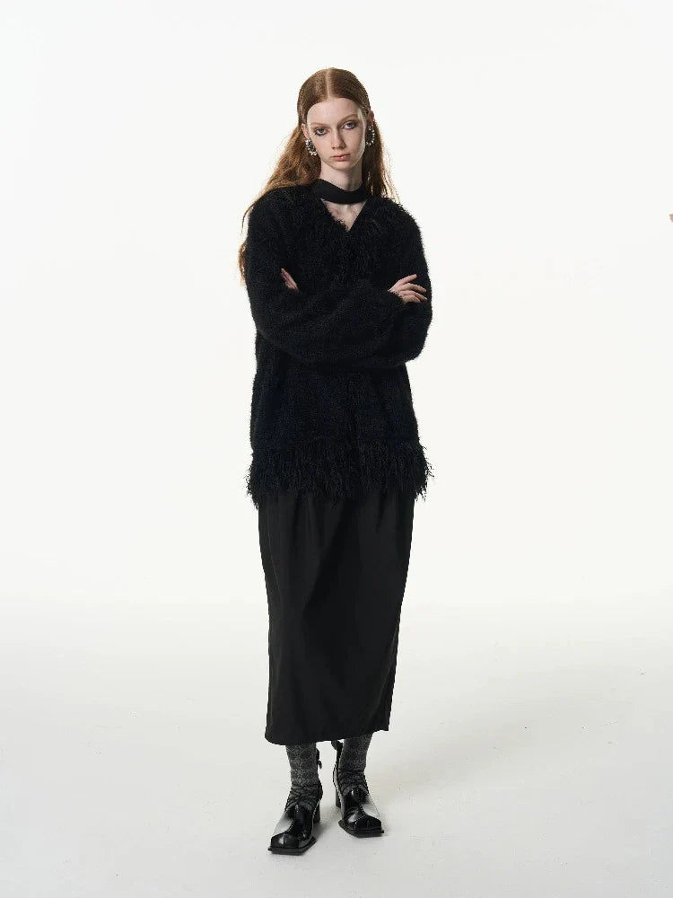 Imitation mink loose thick coat