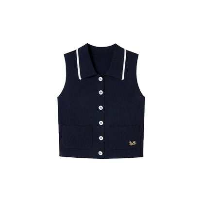 Color-Blocked Knit Tank Top