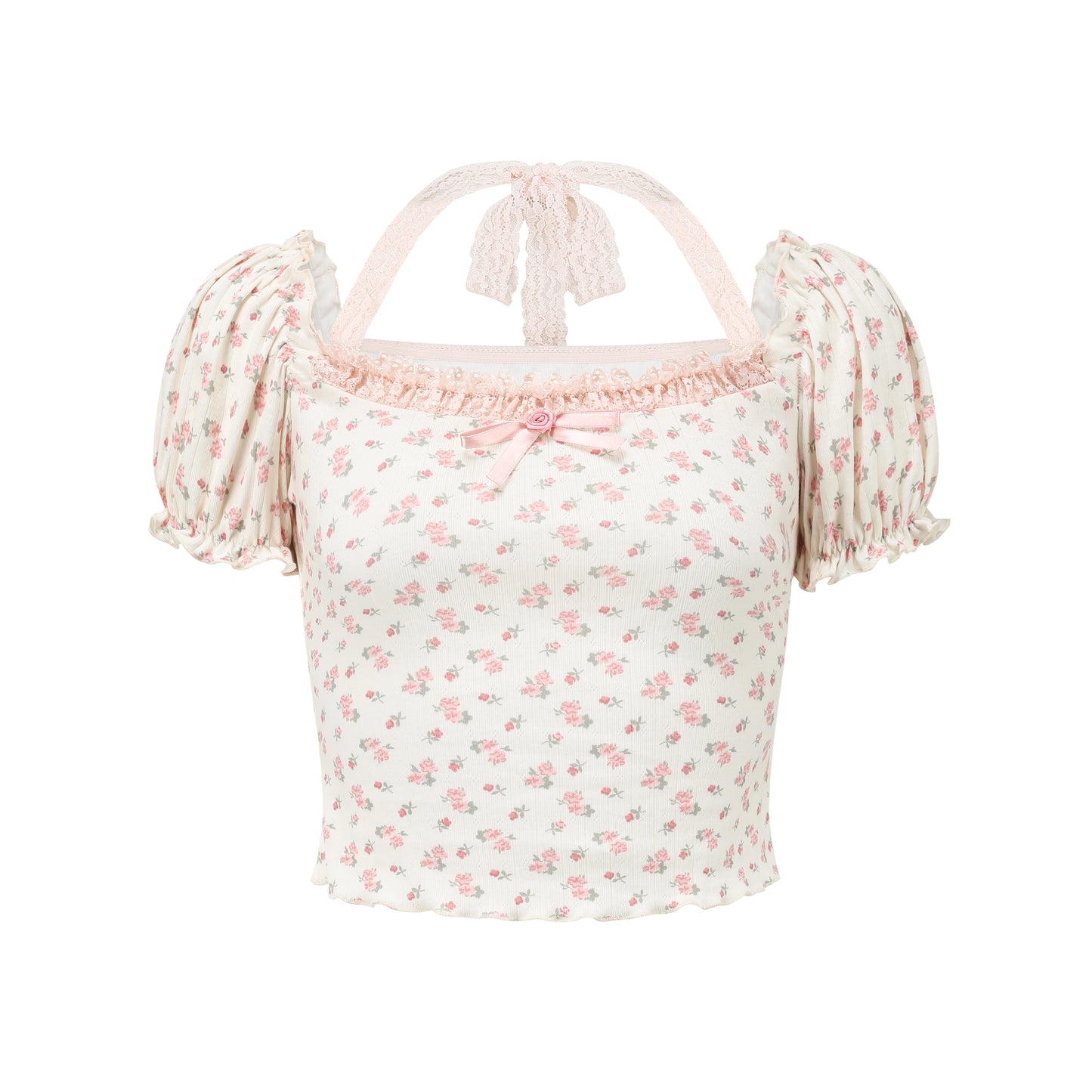 Floral One-Shoulder Top & Skirt Set-Up