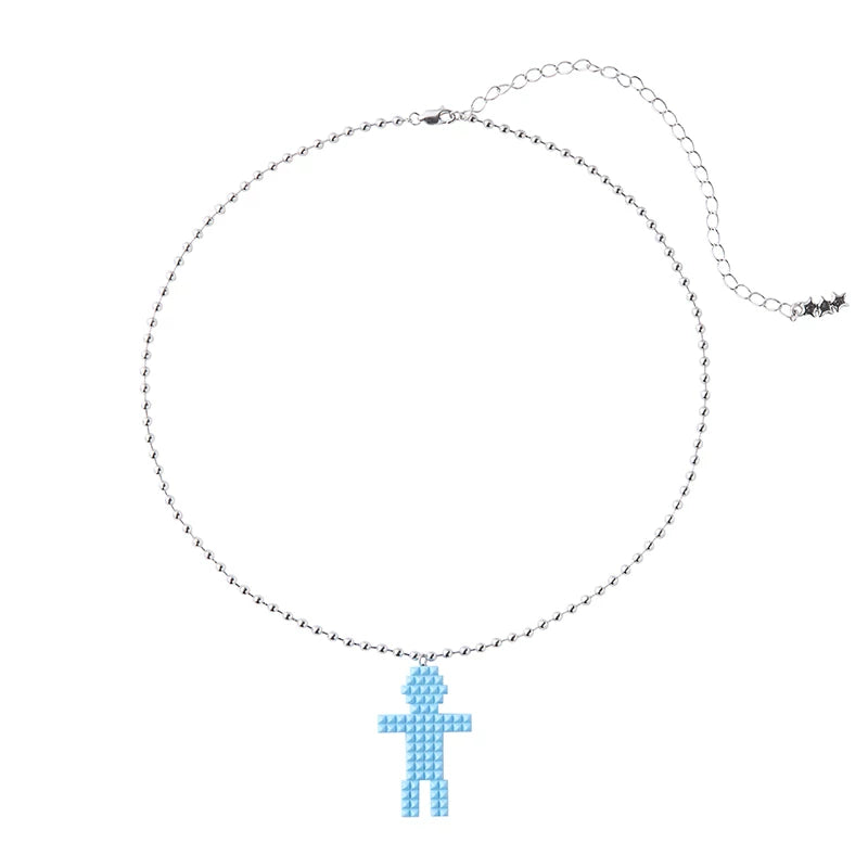 Rivet Humanoid Necklace