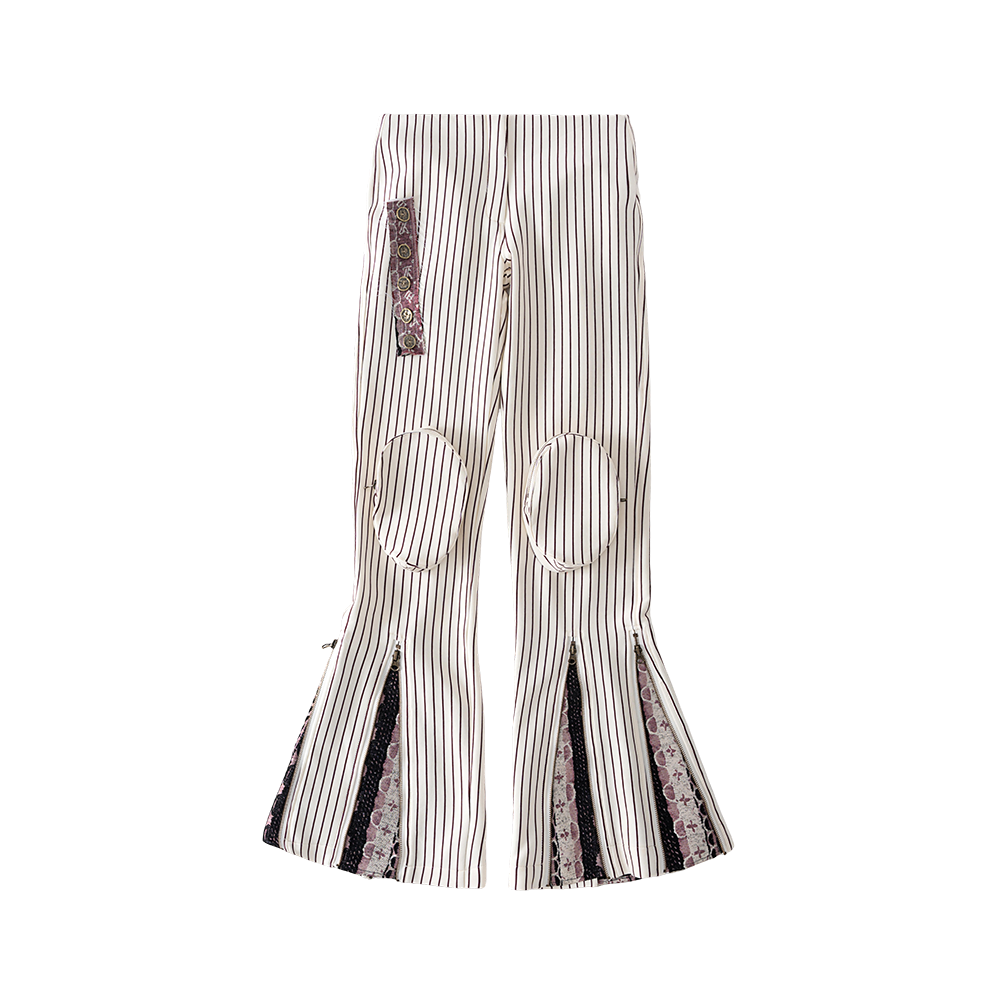 Modern Armor Striped Flared Pants