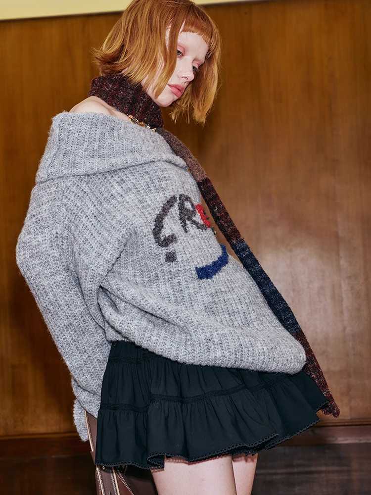 Embroidered sweater