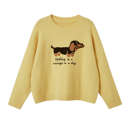Dachshund Knit Sweater