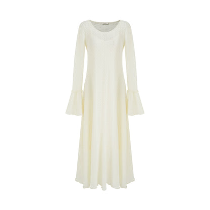 French Flared Cutout Dress