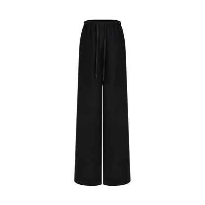 New High-Waisted Lace-Up Slacks